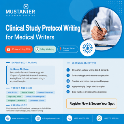 Specialized training in Clinical Study Protocol Writing designed to strengthen medical writing. Contact us today.